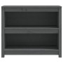 Estantería madera maciza de pino gris 80x35x68 cm de vidaXL, Librerías y estanterías - Ref: Foro24-821676, Precio: 82,64 €, D...