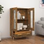 Smoked oak plywood sideboard 70x31x115 cm by vidaXL, Sideboards - Ref: Foro24-817477, Price: 88,41 €, Discount: %