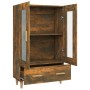 Aparador de madera contrachapada roble ahumado 70x31x115 cm de vidaXL, Aparadores - Ref: Foro24-817477, Precio: 88,41 €, Desc...