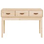 Mesa consola madera maciza de pino 114x40x75 cm de vidaXL, Mesas auxiliares - Ref: Foro24-821754, Precio: 99,47 €, Descuento: %