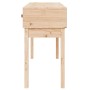 Mesa consola madera maciza de pino 114x40x75 cm de vidaXL, Mesas auxiliares - Ref: Foro24-821754, Precio: 99,47 €, Descuento: %