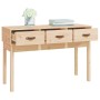 Mesa consola madera maciza de pino 114x40x75 cm de vidaXL, Mesas auxiliares - Ref: Foro24-821754, Precio: 99,47 €, Descuento: %