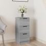 Sonoma gray plywood sideboard 30x30x70 cm by vidaXL, Sideboards - Ref: Foro24-817014, Price: 57,18 €, Discount: %