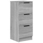 Sonoma gray plywood sideboard 30x30x70 cm by vidaXL, Sideboards - Ref: Foro24-817014, Price: 57,18 €, Discount: %