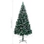 Árbol de Navidad artificial con luces LED, piñas y nieve 240 cm de vidaXL, Arboles de navidad - Ref: Foro24-3077447, Precio: ...