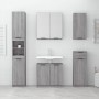 Gray Sonoma plywood bathroom cabinet 64.5x33.5x59cm by vidaXL, Lockers and storage cabinets - Ref: Foro24-817064, Price: 53,2...