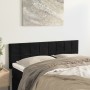 Cabeceros 2 unidades terciopelo negro 72x5x78/88 cm de vidaXL, Cabeceros y pies de cama - Ref: Foro24-346056, Precio: 67,48 €...