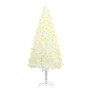 Artificial Christmas tree with LED lights and pine cones white 210 cm by vidaXL, Christmas trees - Ref: Foro24-3077463, Price...