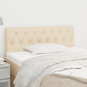 Cream fabric headboard 90x7x78/88 cm by vidaXL, Headboards and footboards - Ref: Foro24-346317, Price: 53,82 €, Discount: %