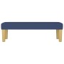 Blue fabric bench 100x30x30 cm by vidaXL, Banks - Ref: Foro24-346658, Price: 53,22 €, Discount: %