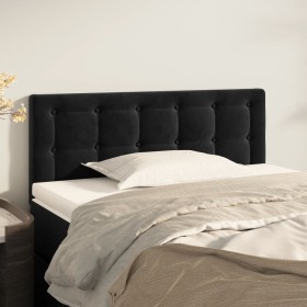 Black velvet headboard 100x5x78/88 cm by vidaXL, Headboards and footboards - Ref: Foro24-346452, Price: 49,21 €, Discount: %