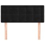 Cabecero de terciopelo negro 100x5x78/88 cm de vidaXL, Cabeceros y pies de cama - Ref: Foro24-346452, Precio: 49,20 €, Descue...