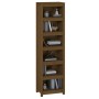 Estantería madera maciza de pino marrón miel 50x35x183 cm de vidaXL, Librerías y estanterías - Ref: Foro24-821722, Precio: 15...