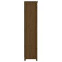 Solid pine wood bookshelf in honey brown color, 80x35x154 cm by vidaXL, Bookcases and shelves - Ref: Foro24-821692, Price: 17...