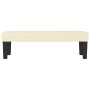 Cream synthetic leather bench 100x30x30 cm by vidaXL, Banks - Ref: Foro24-346662, Price: 50,63 €, Discount: %