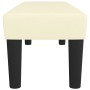 Cream synthetic leather bench 100x30x30 cm by vidaXL, Banks - Ref: Foro24-346662, Price: 50,63 €, Discount: %