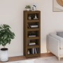 Solid pine wood bookshelf in honey brown color, 50x35x154 cm by vidaXL, Bookcases and shelves - Ref: Foro24-821717, Price: 96...