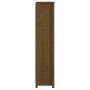 Estantería madera maciza de pino marrón miel 50x35x154 cm de vidaXL, Librerías y estanterías - Ref: Foro24-821717, Precio: 96...