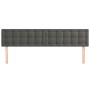 Headboards 2 units of dark gray velvet 90x5x78/88 cm by vidaXL, Headboards and footboards - Ref: Foro24-346511, Price: 70,23 ...