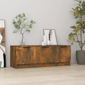 Smoked oak plywood TV cabinet 102x35x36.5 cm by vidaXL, TV Furniture - Ref: Foro24-817081, Price: 51,99 €, Discount: %