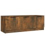 Smoked oak plywood TV cabinet 102x35x36.5 cm by vidaXL, TV Furniture - Ref: Foro24-817081, Price: 50,99 €, Discount: %