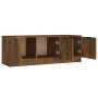 Mueble de TV madera contrachapada roble ahumado 102x35x36,5 cm de vidaXL, Muebles TV - Ref: Foro24-817081, Precio: 50,98 €, D...