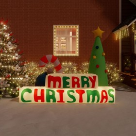 Merry Christmas inflatable decoration with LED 197 cm by vidaXL, Christmas lights - Ref: Foro24-345296, Price: 55,99 €, Disco...