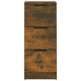 Aparador madera contrachapada color roble ahumado 30x30x70 cm de vidaXL, Aparadores - Ref: Foro24-817012, Precio: 43,11 €, De...