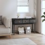 Solid gray pine wood console table 114x40x75 cm by vidaXL, Side tables - Ref: Foro24-821756, Price: 118,96 €, Discount: %