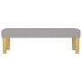 Light gray fabric bench 100x30x30 cm by vidaXL, Banks - Ref: Foro24-346652, Price: 53,02 €, Discount: %