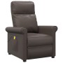 Sillón de masaje cuero sintético marrón de vidaXL, Sillones de masaje eléctricos - Ref: Foro24-348041, Precio: 206,99 €, Desc...