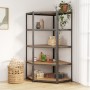 Resistant corner shelving 5 levels steel and plywood by vidaXL, Industrial shelving - Ref: Foro24-152881, Price: 114,99 €, Di...