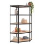 Resistant corner shelving 5 levels steel and plywood by vidaXL, Industrial shelving - Ref: Foro24-152881, Price: 114,99 €, Di...