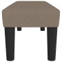 Banco de tela gris taupe 100x30x30 cm de vidaXL, Bancos - Ref: Foro24-346648, Precio: 55,19 €, Descuento: %