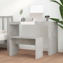 Concrete gray plywood dressing stool 70x35x45 cm by vidaXL, vanity benches - Ref: Foro24-802817, Price: 32,91 €, Discount: %