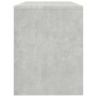 Concrete gray plywood dressing stool 70x35x45 cm by vidaXL, vanity benches - Ref: Foro24-802817, Price: 32,91 €, Discount: %