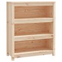 Estantería madera maciza de pino 80x35x68 cm de vidaXL, Librerías y estanterías - Ref: Foro24-821679, Precio: 89,33 €, Descue...