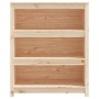 Estantería madera maciza de pino 80x35x68 cm de vidaXL, Librerías y estanterías - Ref: Foro24-821679, Precio: 89,33 €, Descue...