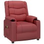 Red Faux Leather Massage Chair by vidaXL, Electric massage chairs - Ref: Foro24-348053, Price: 239,46 €, Discount: %