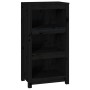 Estantería madera maciza de pino negra 50x35x97 cm de vidaXL, Librerías y estanterías - Ref: Foro24-821708, Precio: 88,89 €, ...