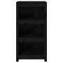 Estantería madera maciza de pino negra 50x35x97 cm de vidaXL, Librerías y estanterías - Ref: Foro24-821708, Precio: 88,89 €, ...