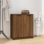 Oak brown plywood shoe cabinet 59x35x70 cm by vidaXL, Shoe racks and shoe organizers - Ref: Foro24-817104, Price: 75,07 €, Di...