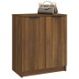 Oak brown plywood shoe cabinet 59x35x70 cm by vidaXL, Shoe racks and shoe organizers - Ref: Foro24-817104, Price: 75,07 €, Di...