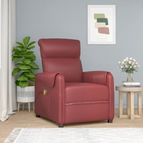 Red Faux Leather Massage Chair by vidaXL, Electric massage chairs - Ref: Foro24-347993, Price: 150,99 €, Discount: %