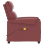 Roter Massagesessel aus Kunstleder von vidaXL, Elektrische Massagesessel - Ref: Foro24-347993, Preis: 150,99 €, Rabatt: %