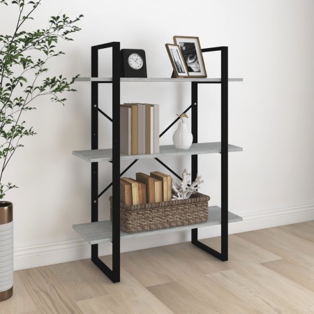 Sonoma gray plywood shelving 80x30x105 cm by vidaXL, Bookcases and shelves - Ref: Foro24-821316, Price: 55,68 €, Discount: %