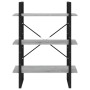 Sonoma gray plywood shelving 80x30x105 cm by vidaXL, Bookcases and shelves - Ref: Foro24-821316, Price: 55,68 €, Discount: %