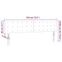 Kopfteile 2 Einheiten aus rosa Samt 90x5x78/88 cm von vidaXL, Kopf- und Fußteile - Ref: Foro24-346515, Preis: 69,54 €, Rabatt: %