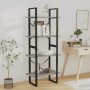 4-tier gray plywood shelving unit 60x30x140 cm by vidaXL, Bookcases and shelves - Ref: Foro24-821310, Price: 56,60 €, Discoun...