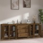 Honey brown solid pine wood sideboard 230 x 35 x 80 cm by vidaXL, Sideboards - Ref: Foro24-3114077, Price: 308,55 €, Discount: %